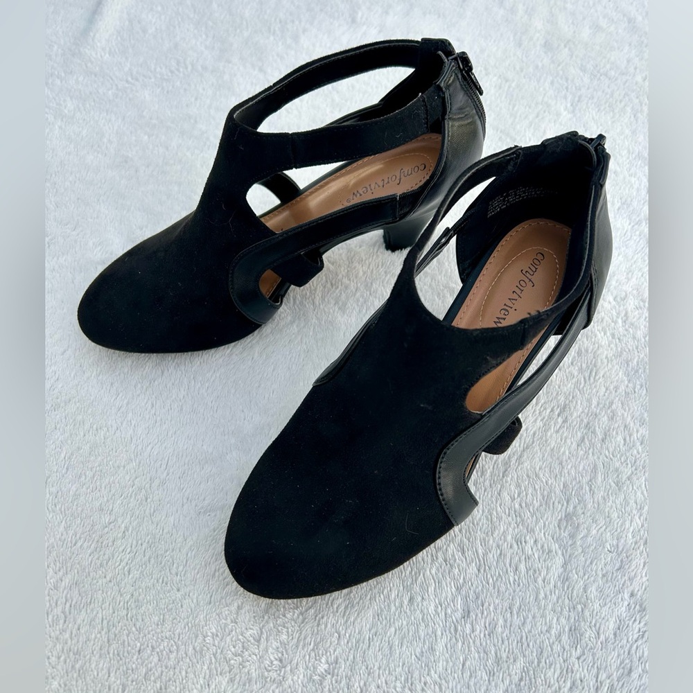 Comfortview Black Heels